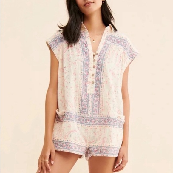 Free People Pants - NWOT Free People Telly Romper